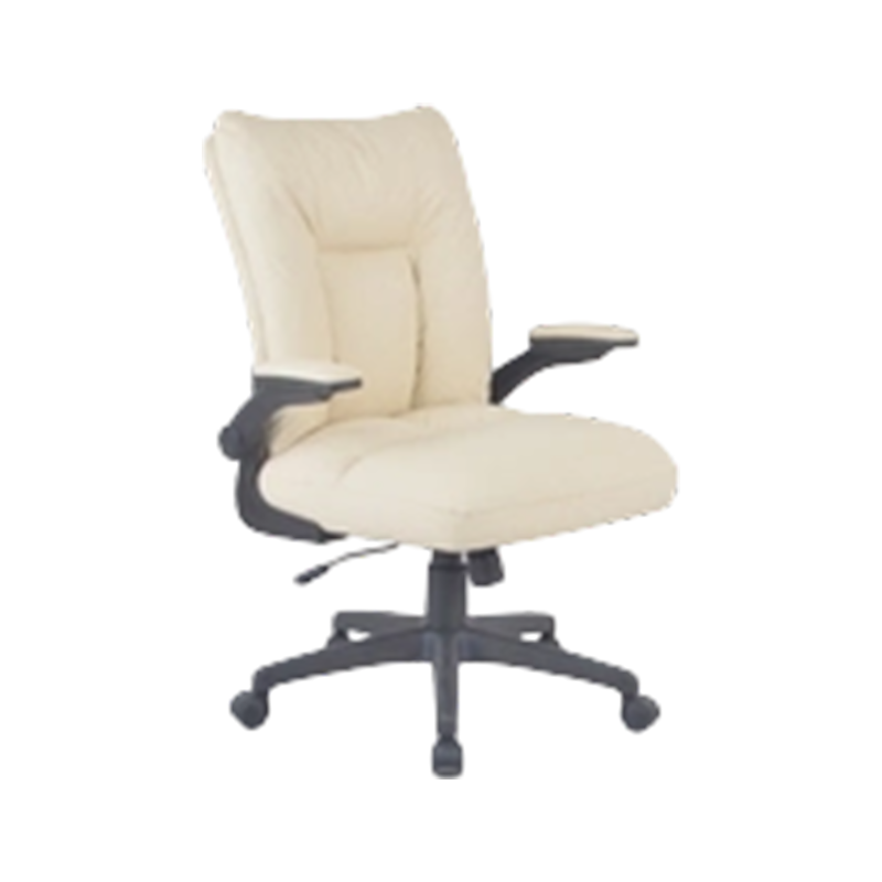 Chaise en PU à siège large et résistant aux rayures avec base en nylon à un pied démontable