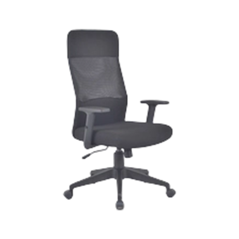 Chaise de travail avec siège en tissu respirant et dossier en tissu avec hauteur de bras réglable