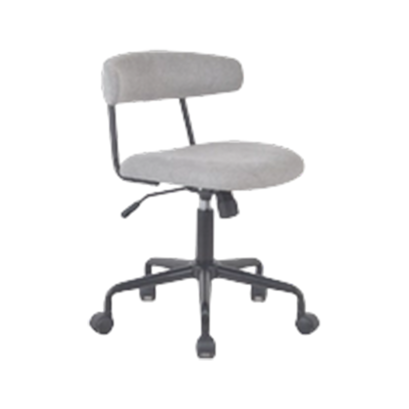 Chaise de bureau compacte à tissage texturé avec mini siège papillon et petite base