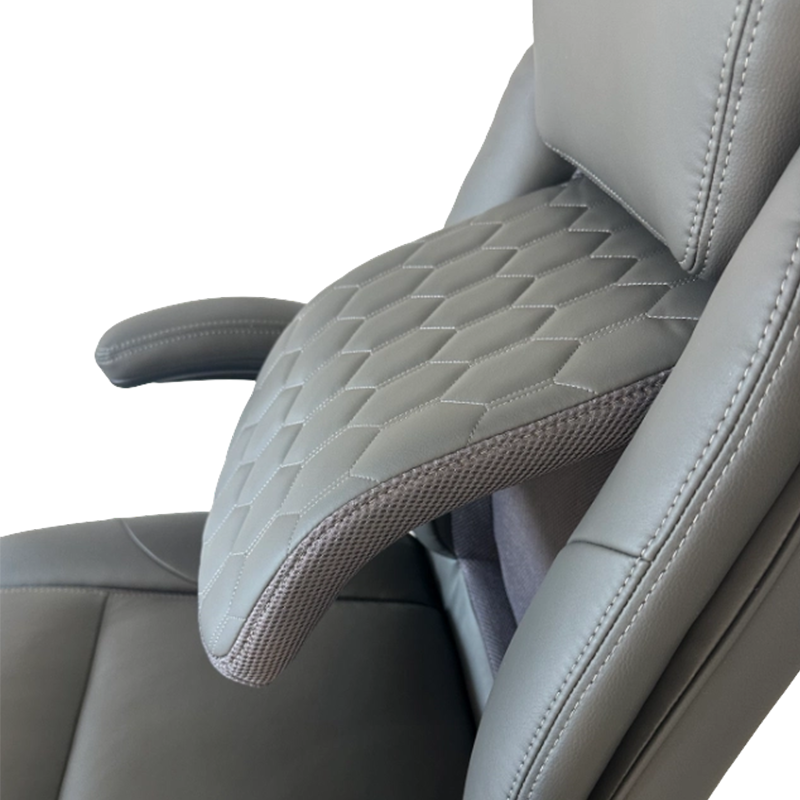 Chaise de soutien lombaire multi-angle réglable avec accoudoirs rabattables et dossier en filet