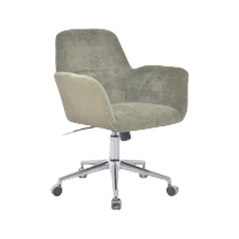 Chaise de salle à manger réglable à double revêtement haut de gamme — dossier en tissu Judy avec siège en PU Cole Agate